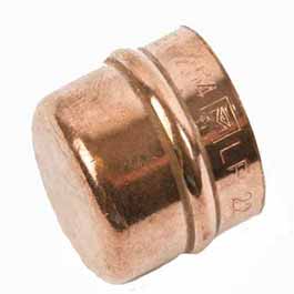 Copper Solder Ring Fittings - Stop End
