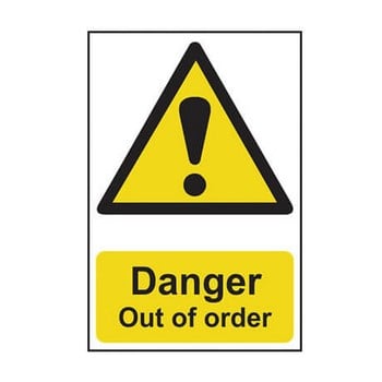 Signs: Hazard Warning Large