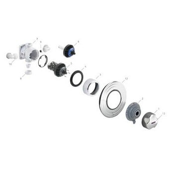 Aqualisa Aquavalve 605 & 405 Shower Spares 1996 - 1999