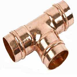 Copper Solder Ring Fittings - Tees