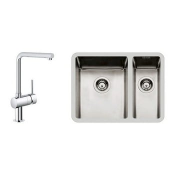 Foster KE Undermount Sinks & Grohe Tap Combo