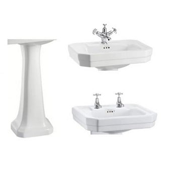 Burlington Victorian Basins & Pedestals