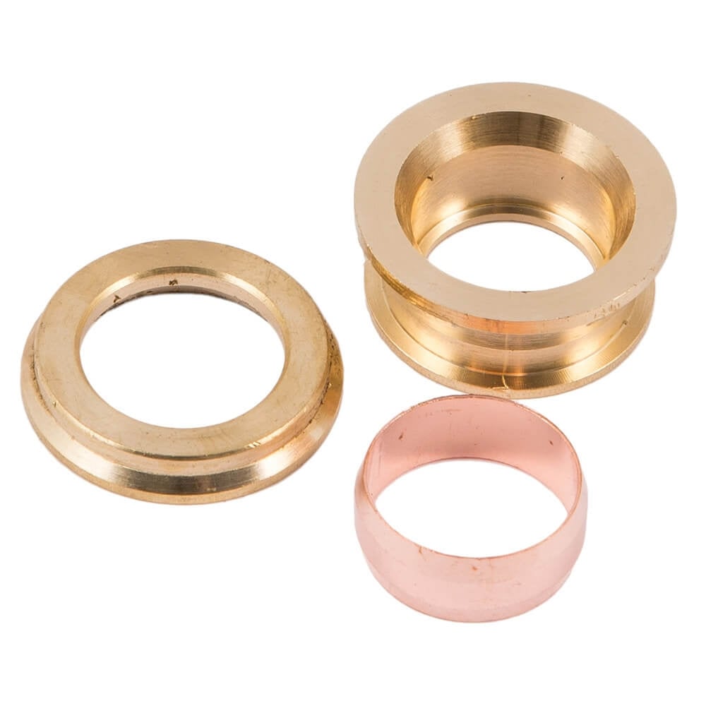 22 mm x 15 mm Compression 3 pièces Réduire Set-Pack de 2 22 mm x 15 mm Compression 3 pièces Réduire Set-Pack de 2