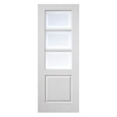 JB Kind Andorra White Glazed Internal Door 1981x762x35mm - CAPAND26