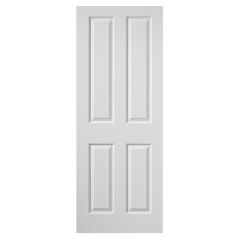 JB Kind Canterbury Grained White Internal Door 2040x626x40mm - CAN626