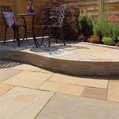 Pavestone Classic Sandstone 900 x 600 x 22mm Slab Paving Pack of 35 - Buff