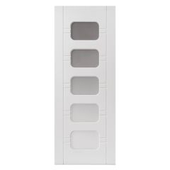 JB Kind Regent White Glazed Internal Door 1981x838x35mm - LREG29