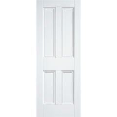 LPD Nostalgia 4P Primed White Internal Door 1981x686x35mm - WFNOS4P27