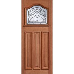 LPD Estate Crown 1L Hardwood External Door 2032x813x44mm - MTESTCRTG32