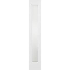 LPD External GRP Sidelight With Double Frosted Glass 2032mmx356mmx44mm - White - GRPWHISLFRO