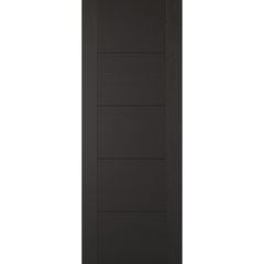 LPD Vancouver Laminated Black Internal Door 1981x686x35mm - LAMBLAVAN27