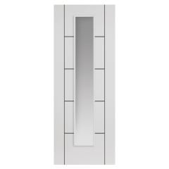 JB Kind Linea Glazed White Internal Door 1981x686x35mm - ECLIN23G