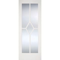 LPD Reims Glazed Primed White Internal Door 1981x762x35mm - WFREICG30