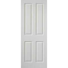 JB Kind Canterbury Grained White Internal Door 1981x533x35mm - CAN19