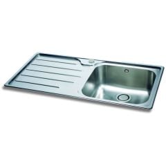 Carron Phoenix Ibis 100 1 Bowl Inset Kitchen Sink Left Drianer - 101.0155.229