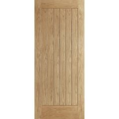 LPD Norfolk Unfinished Oak External Door 2032x813x44mm - ONORFOLK32