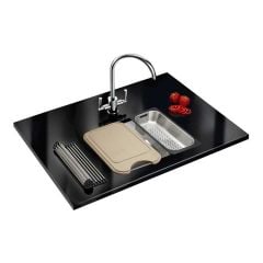 Franke Largo 1 Bowl Undermount Kitchen Sink LAX 110-50/41 - Stainless Steel - 122.0250.208 - Lifestyle