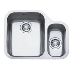 Franke Ariane 1.5 Bowl Undermount Kitchen Sink, R/H Small Bowl ARX 160 - Stainless Steel - 122.0154.935