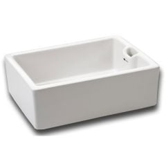 Carron Phoenix Belfast 110 1 Bowl Ceramic Kitchen Sink - 124.0477.727