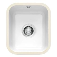 Franke by V&B 1 Bowl Undermount Ceramic Kitchen Sink VBK 110-33 - White - 126.0381.820
