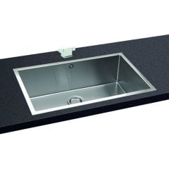 Carron Phoenix Deca XL 1 Bowl Stainless Steel Kitchen Sink - 127.0437.219