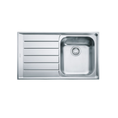 Franke Neptune 1 Bowl Sink with Left Hand Drainer NEX 211 - Stainless Steel - 127.0059.655