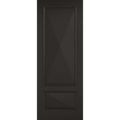 LPD Knightsbridge 2P Primed Plus Black Internal Door 1981x686x35mm - KNIBLA27
