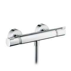 hansgrohe Ecostat Thermostatic Shower Mixer Comfort For Exposed Installation Hotel Quality - Chrome - 13113000