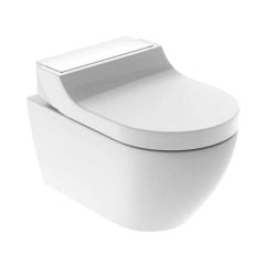 Geberit Aquaclean Tuma Comfort Complete Solution Wall Hung Shower Toilet - White Glass - 146.290.SI.1