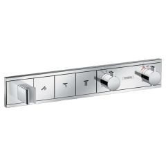 hansgrohe RainSelect Thermostatic Mixer for Concealed Installation for 3 Outlets - Chrome