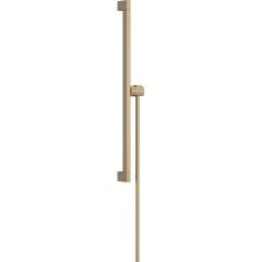 hansgrohe Unica Shower Bar E Puro 65cm With Isiflex Shower Hose - Brushed Bronze - 24404140