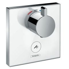 hansgrohe Showerselect Glass Thermostatic Mixer Highflow For Concealed Installation For Multiple Outlets - 15735400