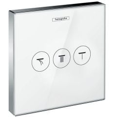 hansgrohe Showerselect Glass Valve For Concealed Installation For 3 Outlets - 15736400