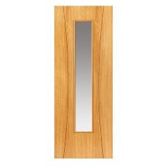 JB Kind Arcos Oak Glazed Internal Door 1981x762x35mm - EARC26G