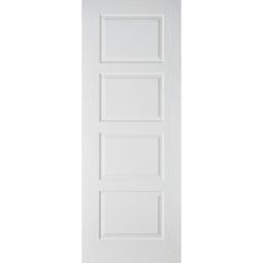 LPD Contemporary 4P Primed White Internal Fire Door 1981x838x44mm - FCTEXCON4P33
