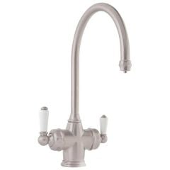 Perrin & Rowe 3-in-1 Hot Kitchen Tap - Pewter - 1937PF