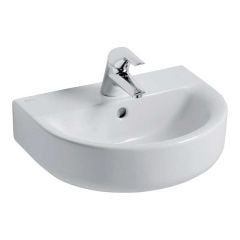 Ideal Standard Concept Arc 450mm Cloakroom Basin 1 Tap Hole with Overflow - White - E796601