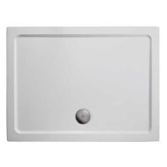 Ideal Standard SIMPLICITY Rectangular Low Profile Shower Tray And Waste Flat Top 900x800mm - White - L509101