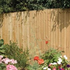 Rowlinson 6x6 Vertical Board Fence Panel - Pressure Treated - Pack Of 3 - FPVFE6X6PT