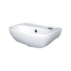 Essential FUCHSIA Handrinse Basin Only Right Handed 380mm Wide 1 Tap Hole - EC4007