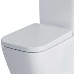 Essential FUCHSIA Toilet Seat & Cover Square Shape - Soft Close - EC4005