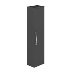 Essential NEVADA Wall Hung Column Unit 1 Door 350mm Wide Grey - EF307GR
