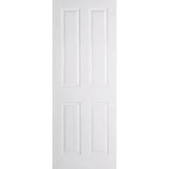 LPD 4P Primed White Internal Door 2040x826x40mm - TEX4P826