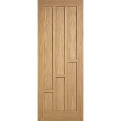 LPD Coventry Pre-Finished Oak Internal Door 1981x610x35mm - PFCOVOAK24