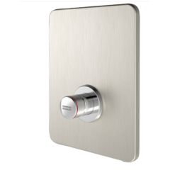 KWC DVS F3S Self-Closing In Wall Shower Valve with Cover Plate F3SV2005 - Chrome - 2030040072