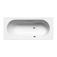 Kaldewei Vaio Set 1800x800mm Single Ended Bath With Special Overflow & Full Anti Slip 0TH - 946 - Alpine White - 234627090001