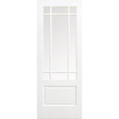 LPD Downham 9L Glazed Primed White Internal Door 1981x610x35mm - WFDOWCG24