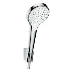 hansgrohe Croma Select S Shower Holder Set 110 1Jet with Shower Hose 125cm - White/Chrome - 26420400