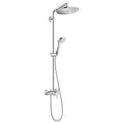 hansgrohe Croma Select S Showerpipe 280 1Jet With Manual Shower Mixer - Chrome - 26791000
