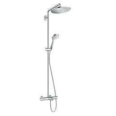 hansgrohe Croma Select S Showerpipe 280 1Jet With Thermostatic Bath Mixer - Chrome - 26792000